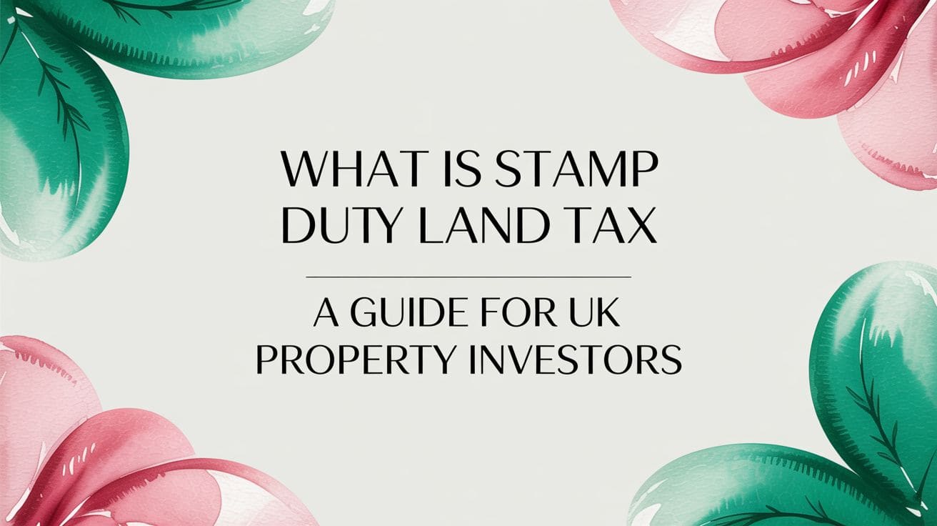 Hands holding house keys next to miniature house model with SDLT rates chart and calculator on desk