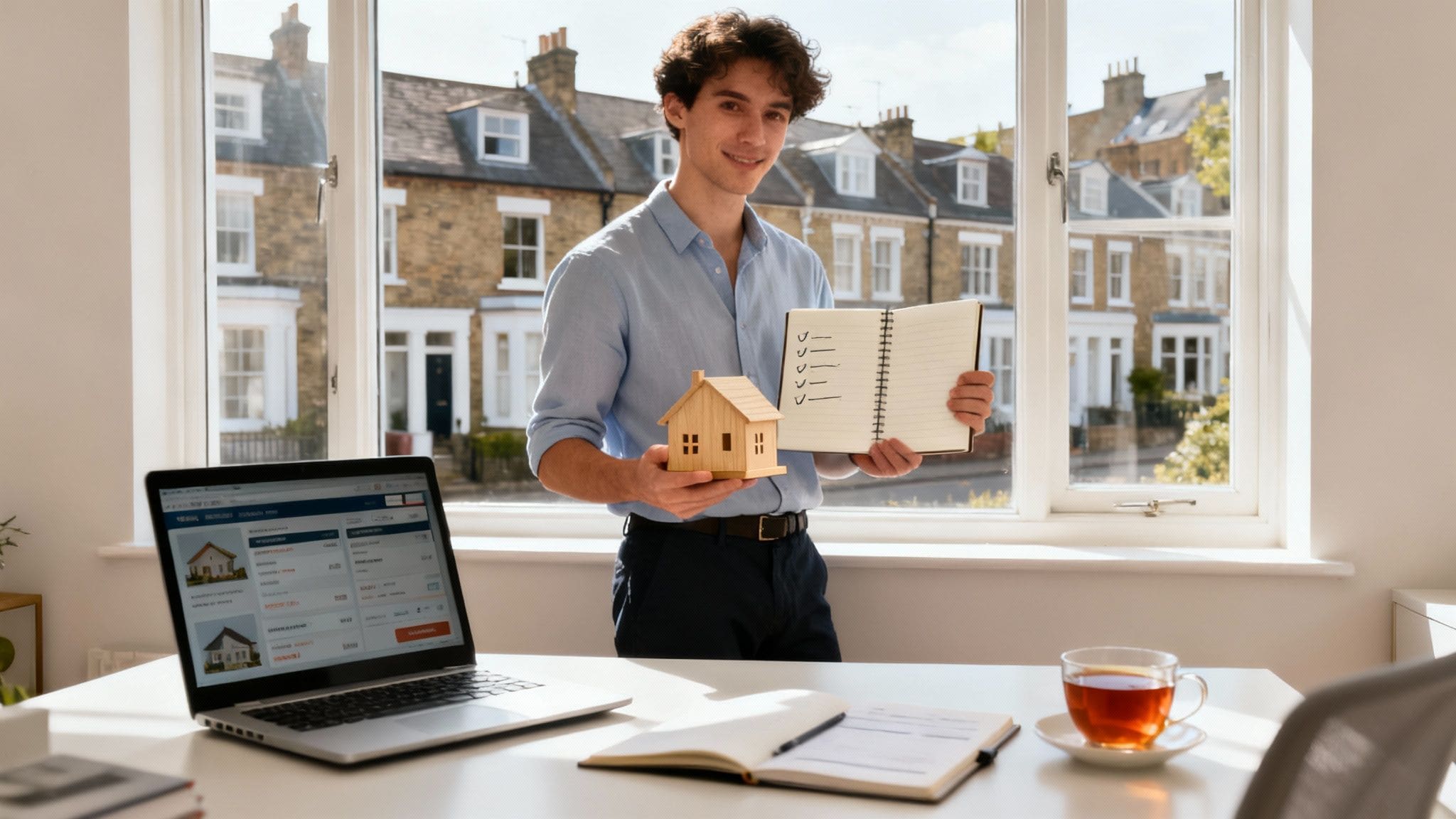 Plant growing from stack of coins next to envelope labeled Yield and ROI block symbolizing investment growth