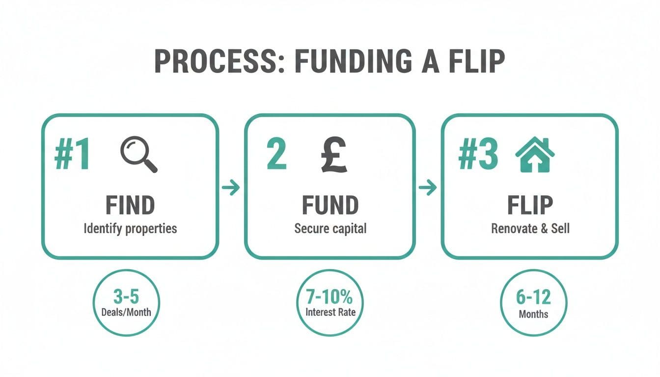 Bright modern renovated kitchen with for sale sign on floor and renovation checklist on counter